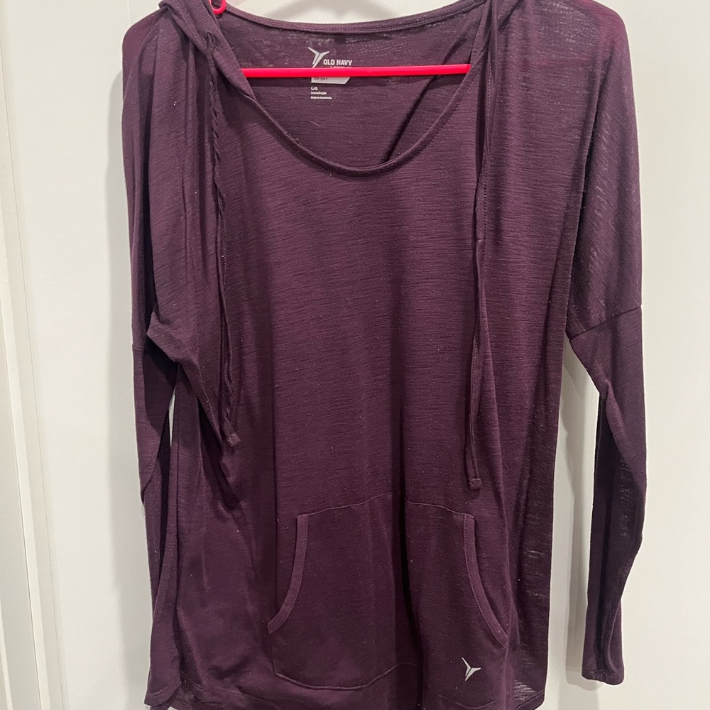 Light Weight Purple Hoodie From Old Navy Size L